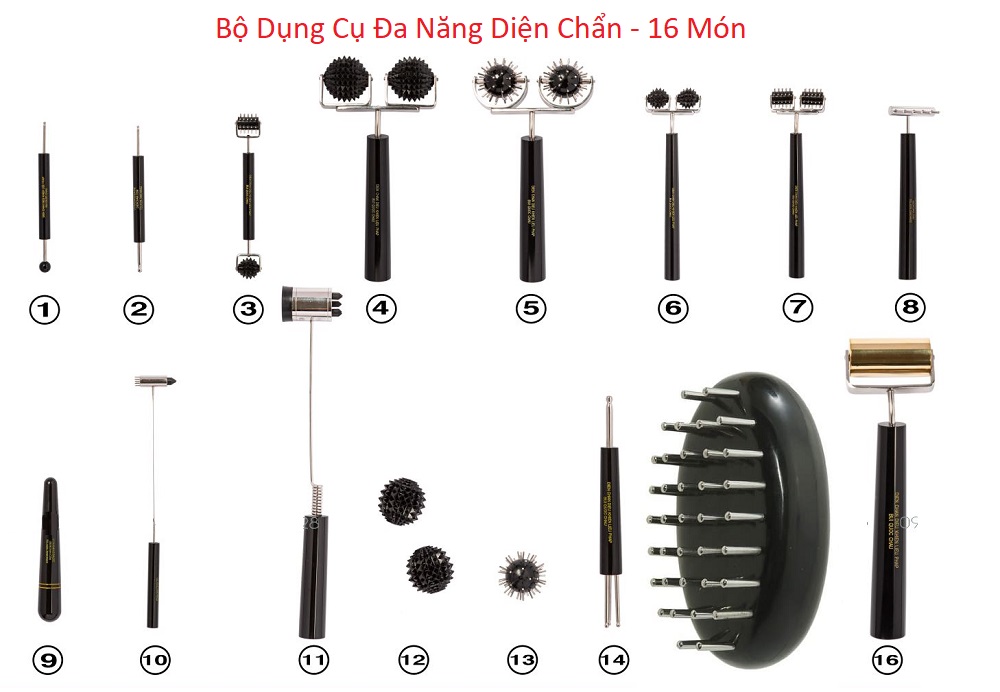 Bộ Dụng Cụ Đa Năng Diện Chẩn - 16 Món