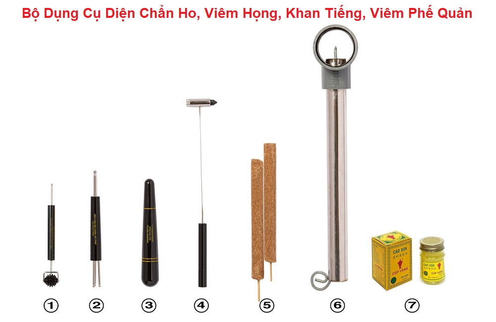 Bộ Dụng Cụ Diện Chẩn Ho, Viêm Họng, Khan Tiếng, Viêm Phế Quản