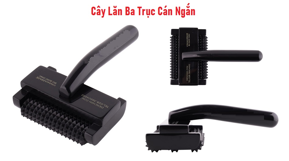 Cây Lăn Ba Trục Cán Ngắn Diện Chẩn 