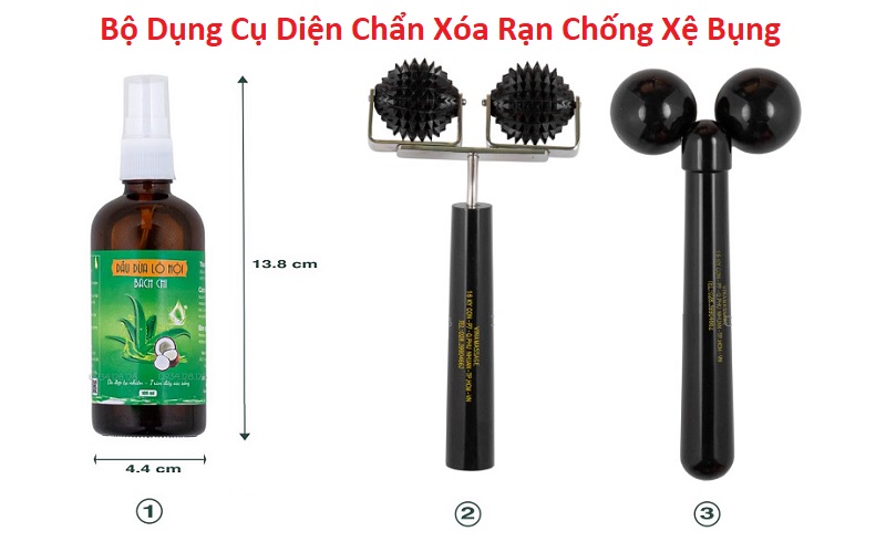 Bộ Dụng Cụ Diện Chẩn Xóa Rạn Chống Xệ Bụng