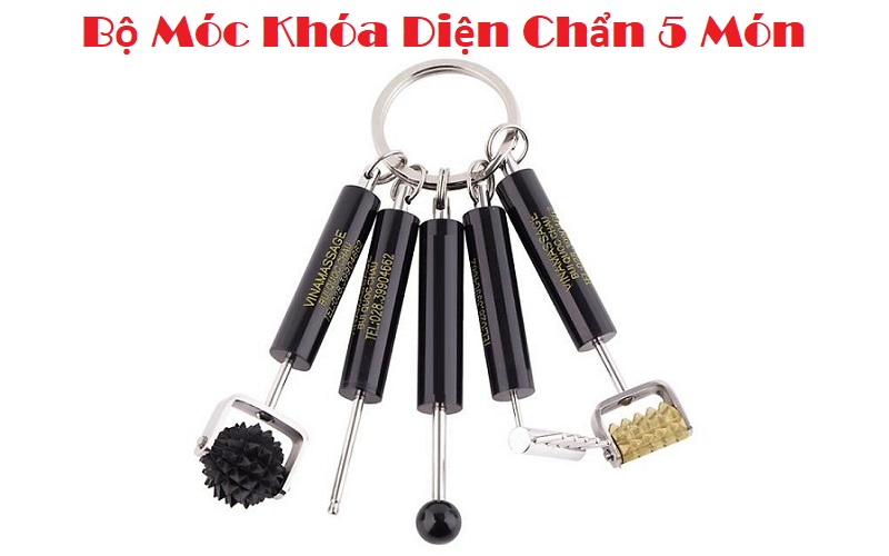 Bộ Dụng Cụ Móc Khóa Diện Chẩn 5 Món - Giá 630.000đ