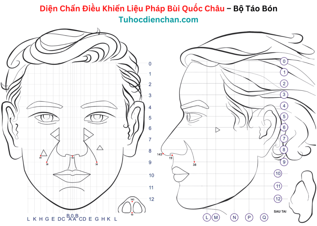 Bộ Huyệt Táo Bón – Diện Chẩn Bùi Quốc Châu