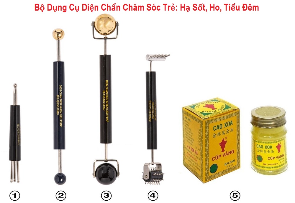 Bộ Dụng Cụ Diện Chẩn Chăm Sóc Trẻ: Hạ Sốt, Ho, Tiểu Đêm