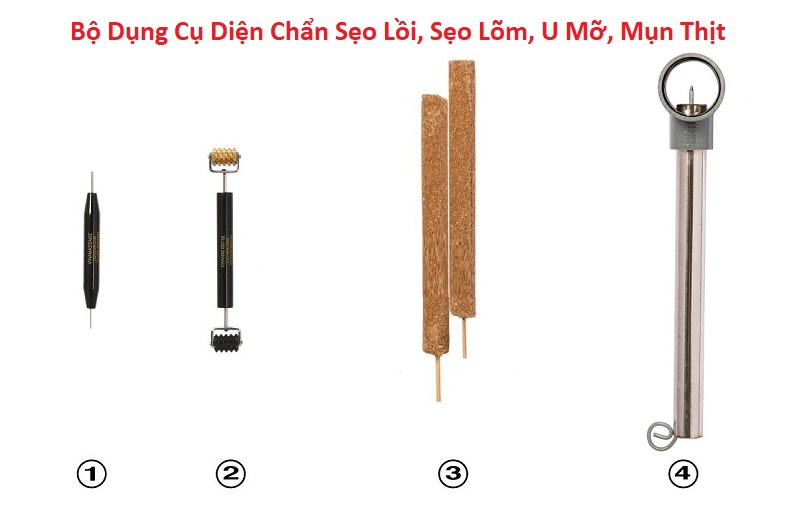 Bộ Dụng Cụ Diện Chẩn Sẹo Lồi, Sẹo Lõm, U Mỡ, Mụn Thịt