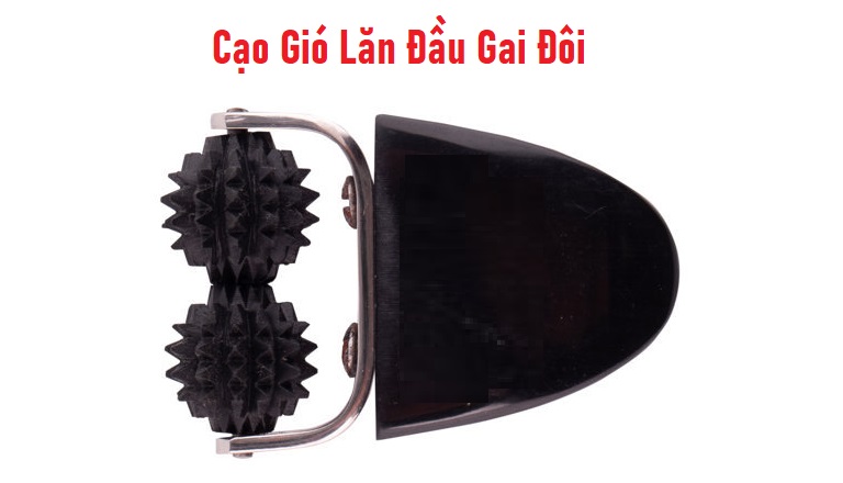 Thẻ Cạo Gió Lăn Đầu Gai Đôi Diện Chẩn